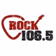 Rock 106.5 - W293DR logo