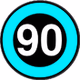 Only90 logo