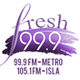 Fresh 99.9 FM - WIOC logo