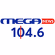 Mega News 104.6 logo
