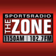 Logo de The Zone 1150AM/93.7FM - KZNE