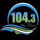 Logo de 104.3 The River - WXBC