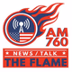 Logo de News Talk 760 The Flame - WENO