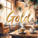 Logo de HIT FM - Gold