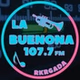 La Buenona 107.7 FM logo