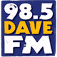 98.5 Dave FM - KHGC logo